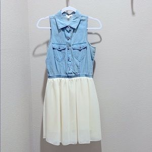 GIANNI BINI chambray dress